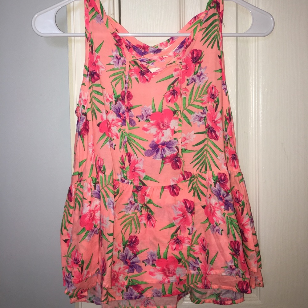 Floral tank top from Justice
